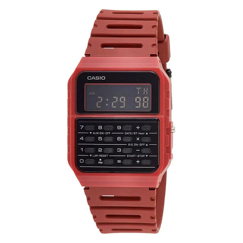Red Resin Watch Casio