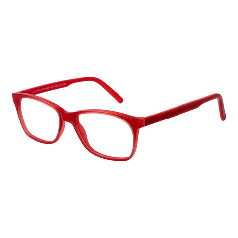 Red Unisex Glasses Frame Andy Wolf