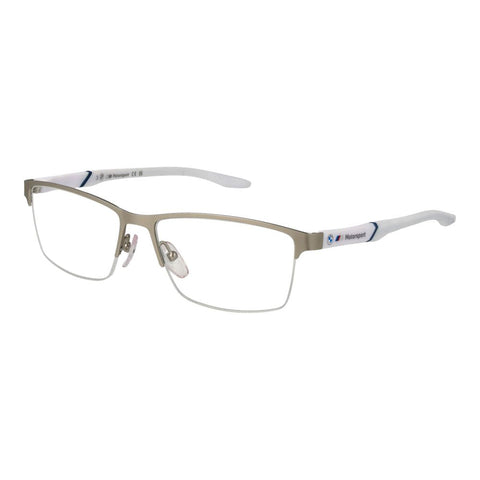 Silver Men Glasses Frame BMW Motorsport
