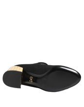 Dolce & Gabbana Black Flower Crystal Embellished Mary Jane Shoes