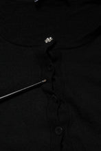 Dolce & Gabbana Black STAFF Round Neck Cardigan Sweater