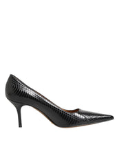 Dolce & Gabbana Black Exotic Leather Stiletto Pumps Shoes