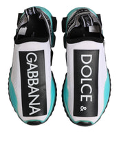 Dolce & Gabbana White Sorrento Slip On Low Top Sneakers Shoes