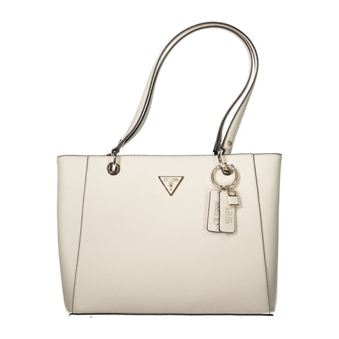 Beige Polyethylene Handbag Guess Jeans