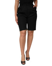 Dolce & Gabbana Black Zip Detailed Wool Straight Leg Pants