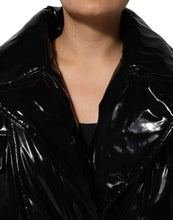 Dolce & Gabbana Black Polyester Quilted Puffer Coat Jacket