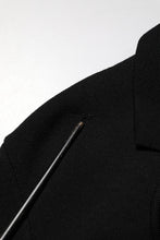 Dolce & Gabbana Black Viscose Single Breasted Blazer Jacket