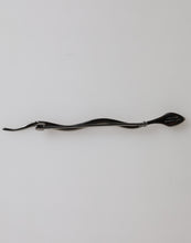 Dolce & Gabbana Black Brass Crystal Spilla Serpente Mens Brooch Pin