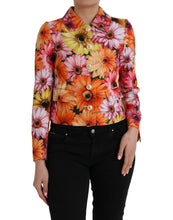 Dolce & Gabbana Multicolor Daisy Print Floral Fantasy Jacket