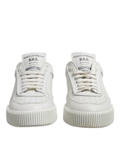 Dolce & Gabbana White Miami Leather Low Top Sneakers Shoes