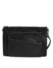 Dolce & Gabbana Black Palmellato Leather Logo Plaque Shoulder Borse Bag