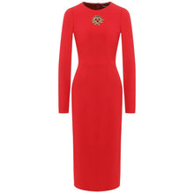 Dolce & Gabbana Red Viscose Dress