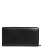 Dolce & Gabbana Black Brown Exotic Leather Men Continental Clutch Wallet