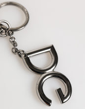 Dolce & Gabbana Silver Brass DG Logo Metal Keychain Holder Men Keyring