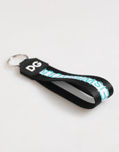 Dolce & Gabbana Multicolor Logo Polyester Brass Holder Keychain Keyring