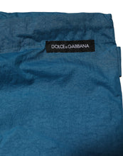 Dolce & Gabbana Blue Logo Waistband Beachwear Shorts Swimwear