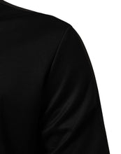 Dolce & Gabbana Black Cotton Logo Full Zip Men Bomber Jacket