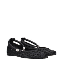 Max Mara Black Leather Ballet Flats