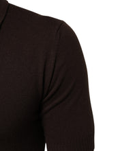 Dolce & Gabbana Brown Wool Logo Embroidered Men Polo T-shirt