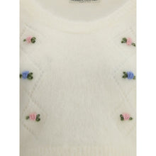 Alessandra Rich Short sleeve mohair Sweater