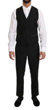 Black Wool Dress Waistcoat Gillet Vest Dolce & Gabbana