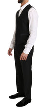 Black Wool Dress Waistcoat Gillet Vest Dolce & Gabbana