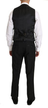 Black Wool Dress Waistcoat Gillet Vest Dolce & Gabbana
