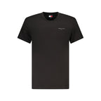 Tommy Hilfiger Black Cotton Men T-Shirt