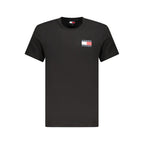 Tommy Hilfiger Black Cotton Men T-Shirt