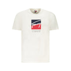 Tommy Hilfiger White Cotton Men T-Shirt
