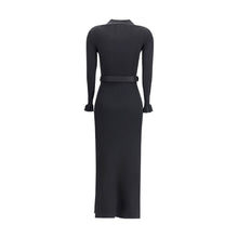 Self-Portrait Long ribbed Dress