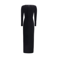Self-Portrait Embellished velvet midi Dress