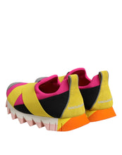 Dolce & Gabbana Multicolor Neoprene Elastic Ibiza Sneakers Shoes