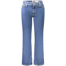 Blue Cotton Women's Straight Jean Guess Jeans