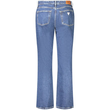 Blue Cotton Women's Straight Jean Guess Jeans