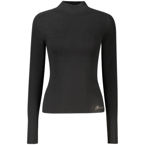 Black Wool Women Sweater Guess Jeans