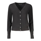 Guess Jeans Black Viscose Women Cardigan