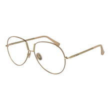 Beige Women Glasses Frame Max Mara