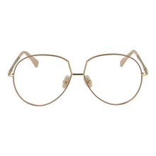 Beige Women Glasses Frame Max Mara