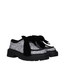 Jimmy Choo Gray Plastic Slip-On Loafers