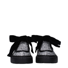 Jimmy Choo Gray Plastic Slip-On Loafers