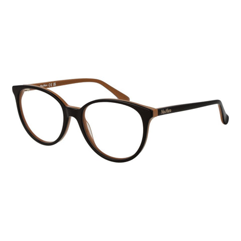Brown Unisex Glasses Frame Max Mara
