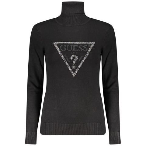 Black Viscose Women Sweater Guess Jeans