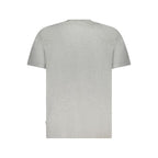 Guess Jeans Gray Cotton Men T-Shirt