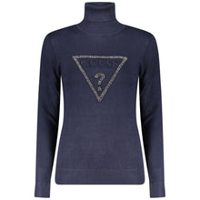 Blue Viscose Women Sweater Guess Jeans