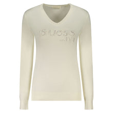 White Viscose Women Sweater Guess Jeans