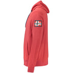 Norway 1963 Red Polyester Men Sweater