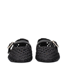 Stuart Weitzman Black Leather Ballet Flats