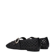 Stuart Weitzman Black Leather Ballet Flats