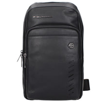 Piquadro Black Leather Crossbody Bags